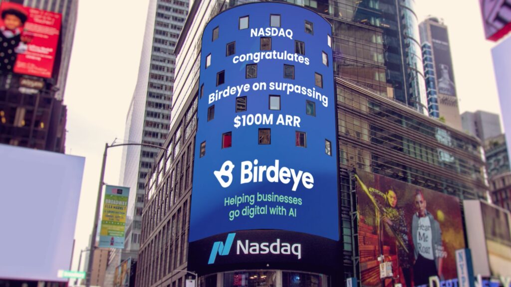 Nasdaq celebrates Birdeye's $100M ARR announcement