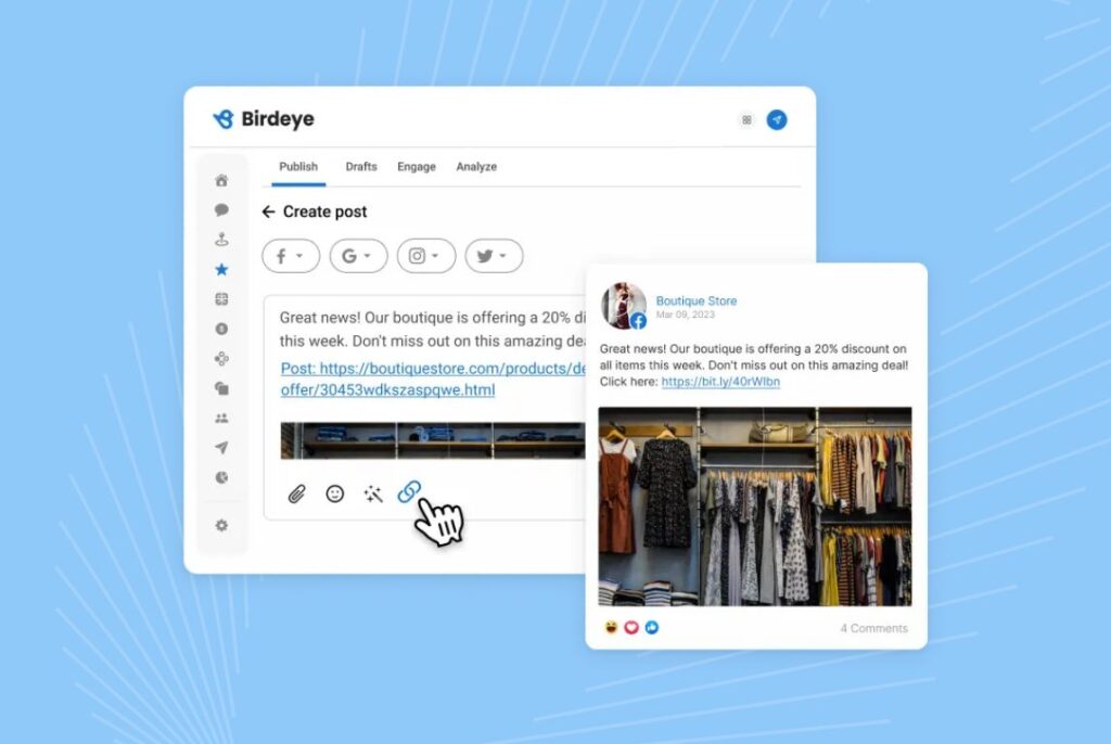Image showing businesses can use Birdeye to add Google Posts