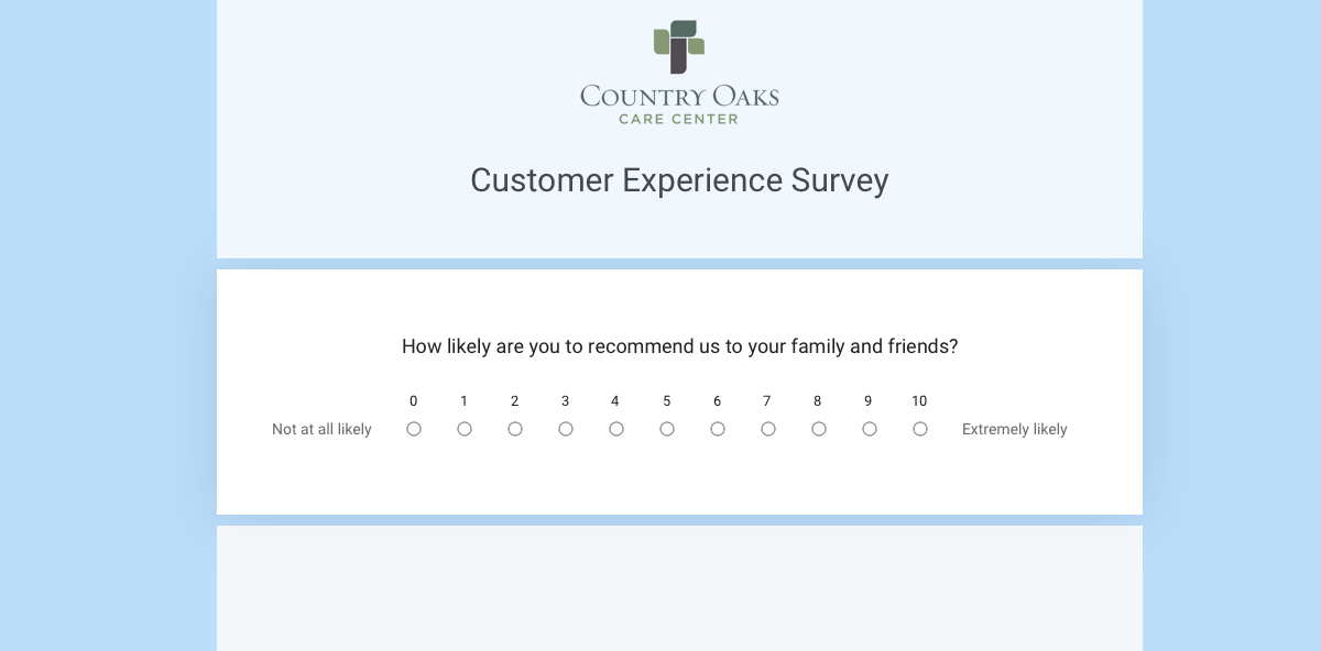 NPS survey