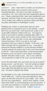replying to a negative review