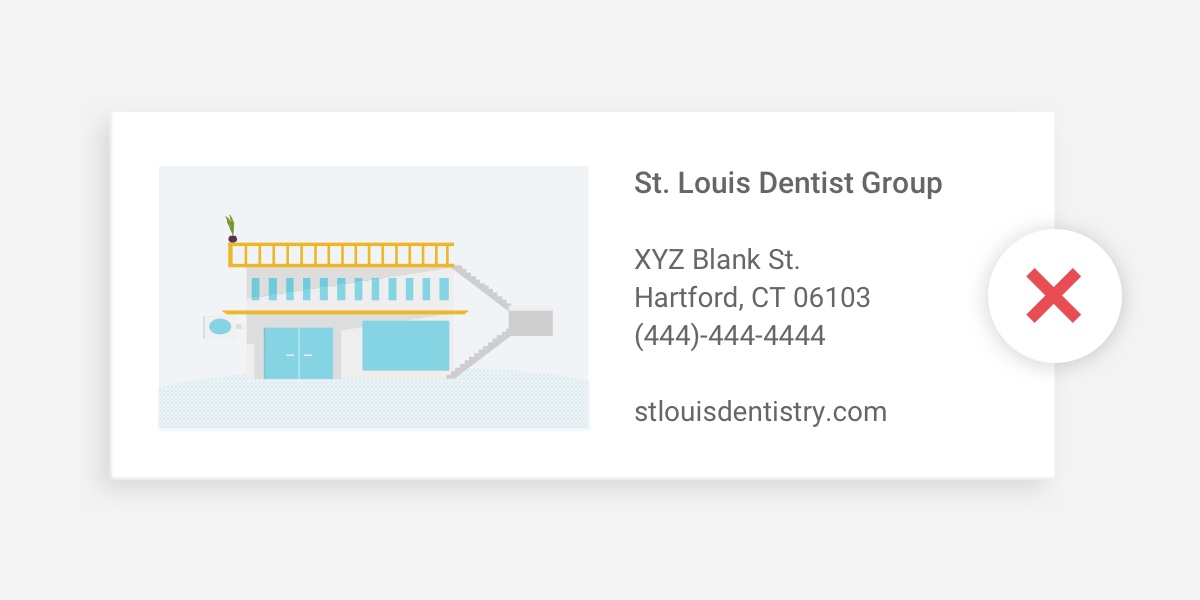 incorrect listing