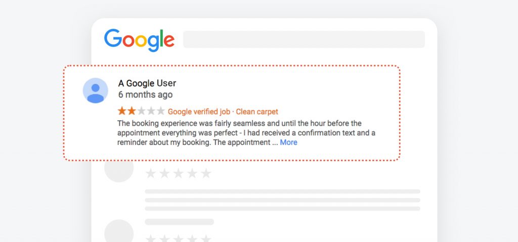 Google user anonymous review