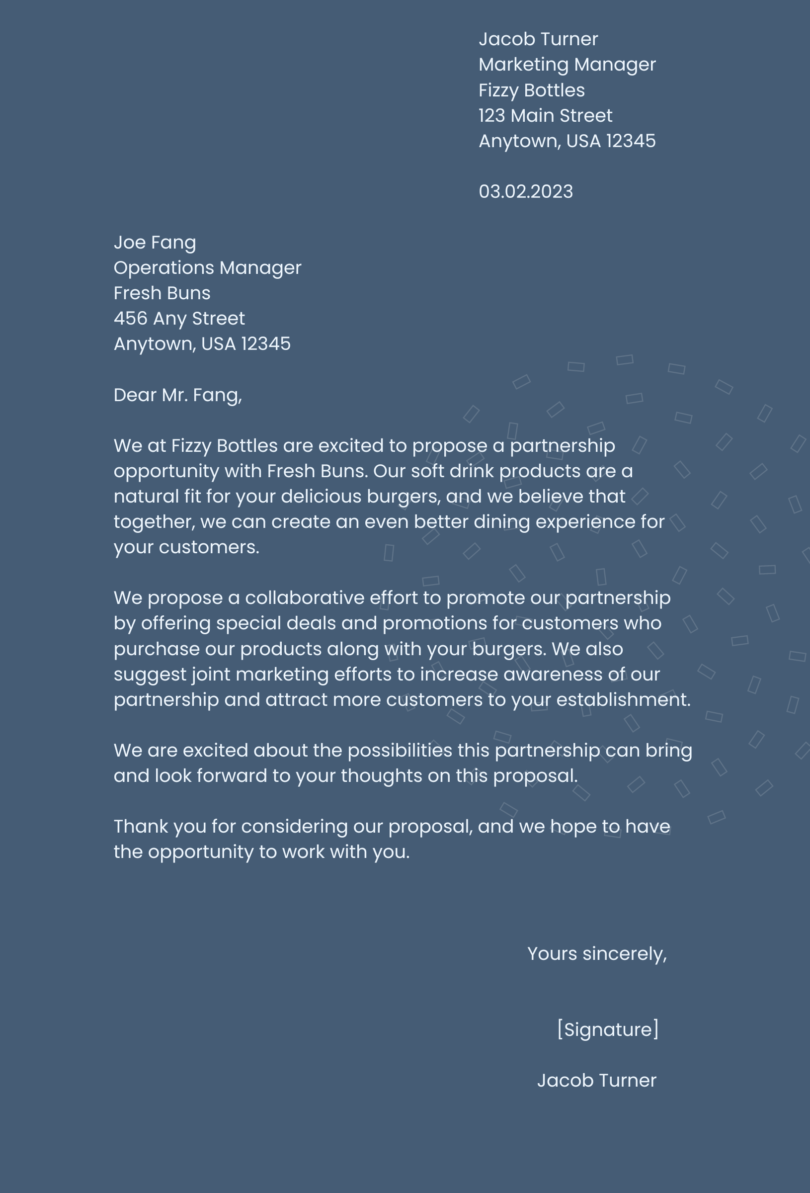 How to write a business letter with format & examples Birdeye