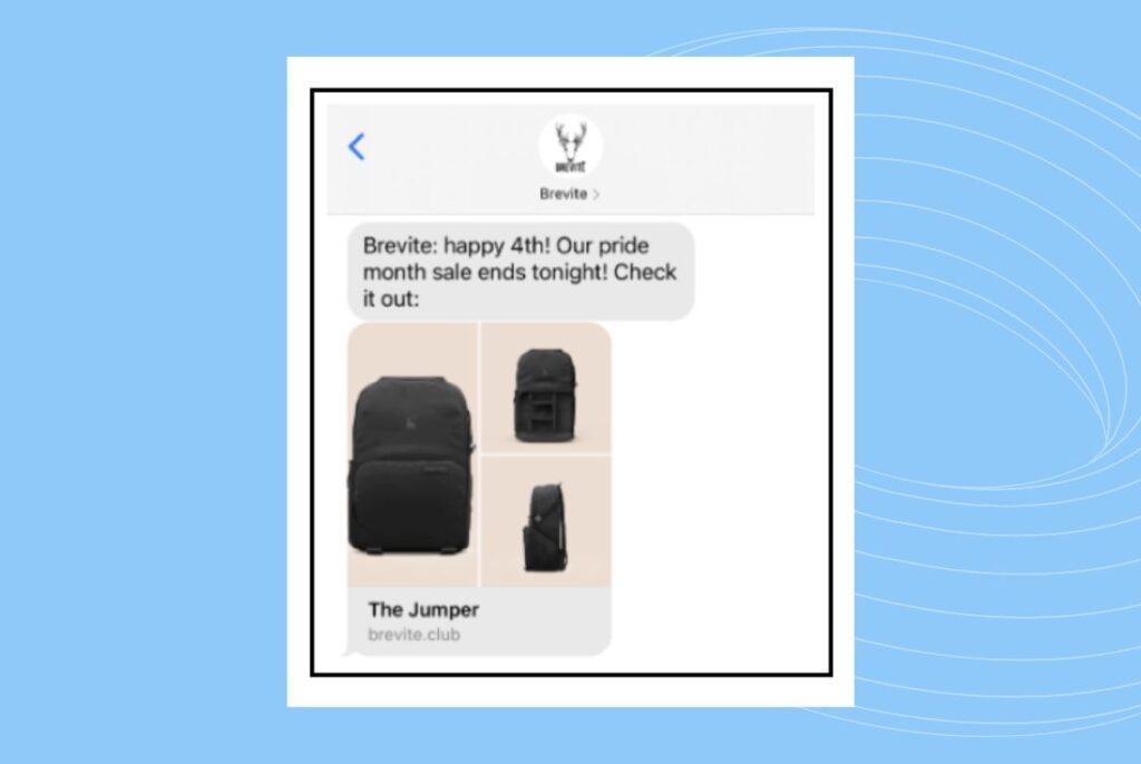 Image of Brevite's direct marketing campaign