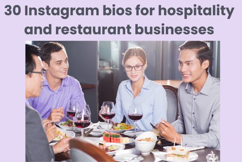Hospitality Bio Examples 400+ Instagram bio ideas to try | Birdeye