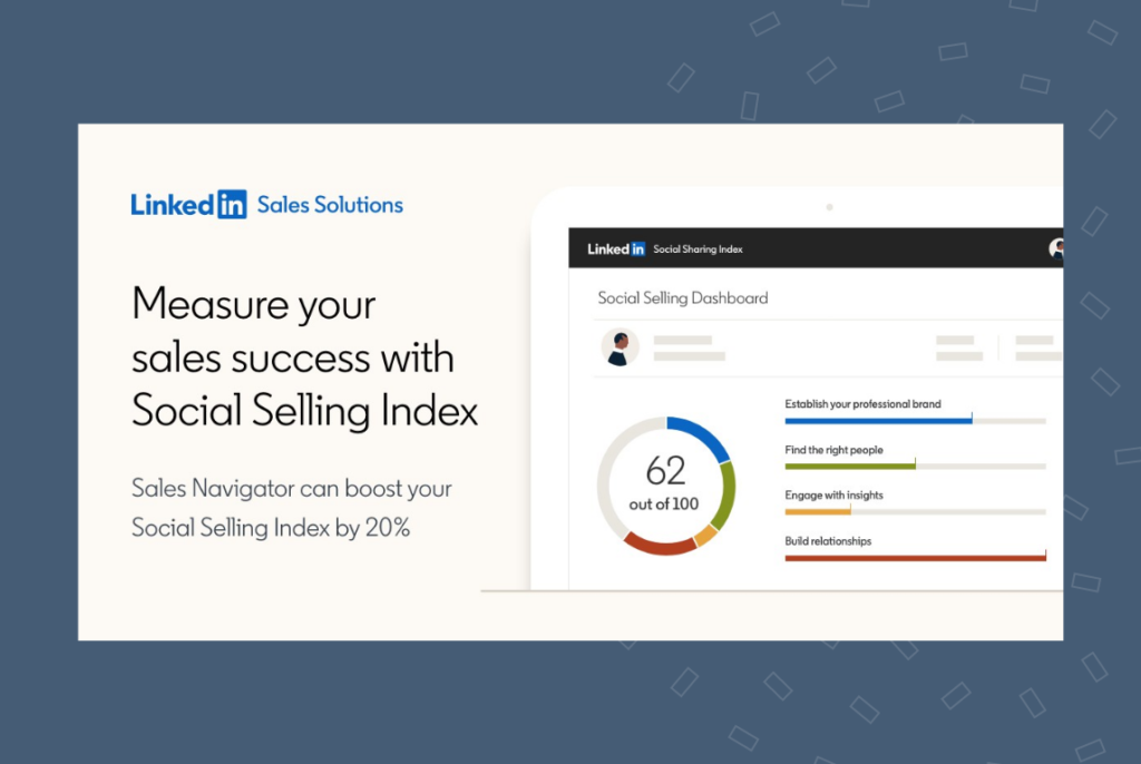 A snapshot of what LinkedIn social selling index means