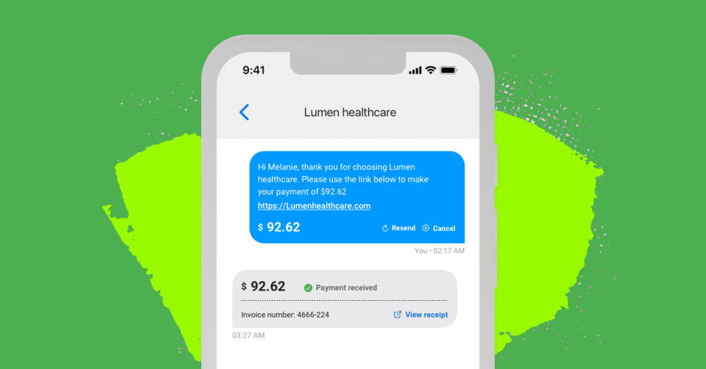 Collect customer payments