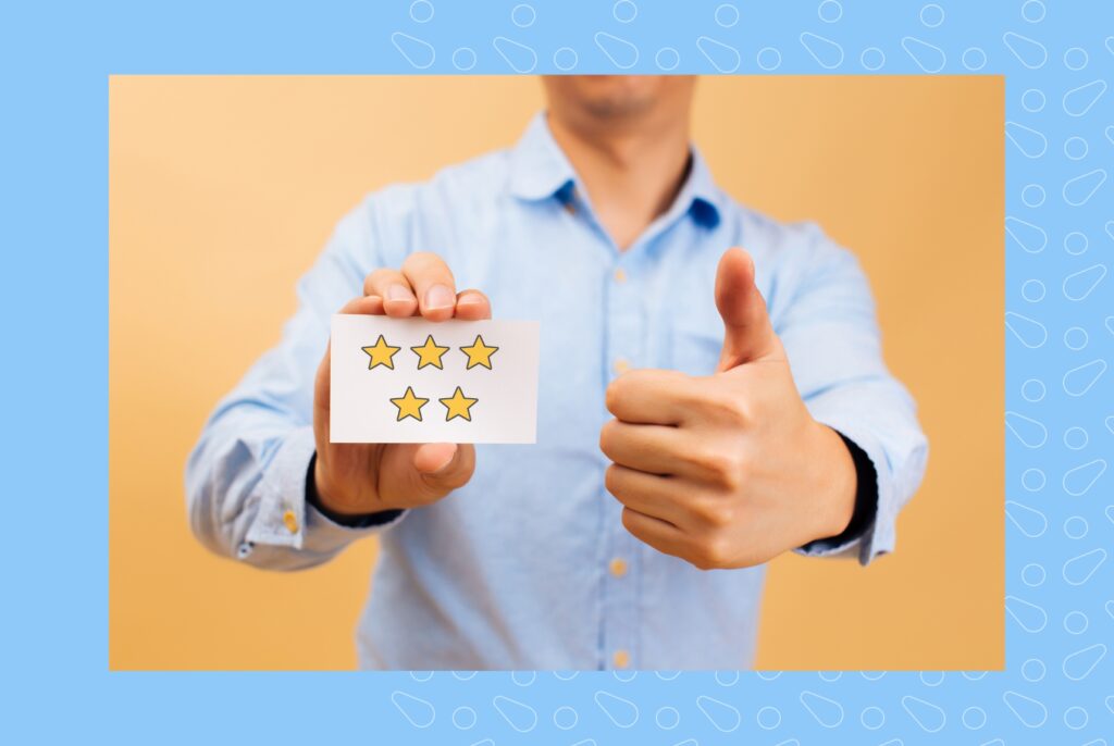 This is an image for the blog AI for reputation management. Use Birdeye's reputation management to improve your credibility.