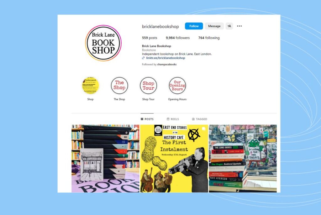 Example of Instagram SEO
