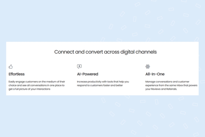 Image shows how AI in customer service works 