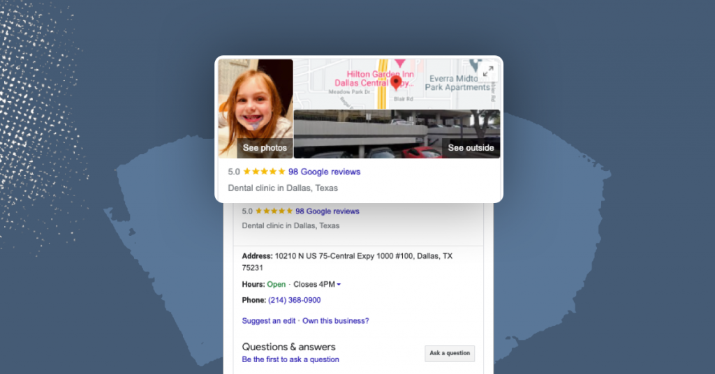 Google local seo results images