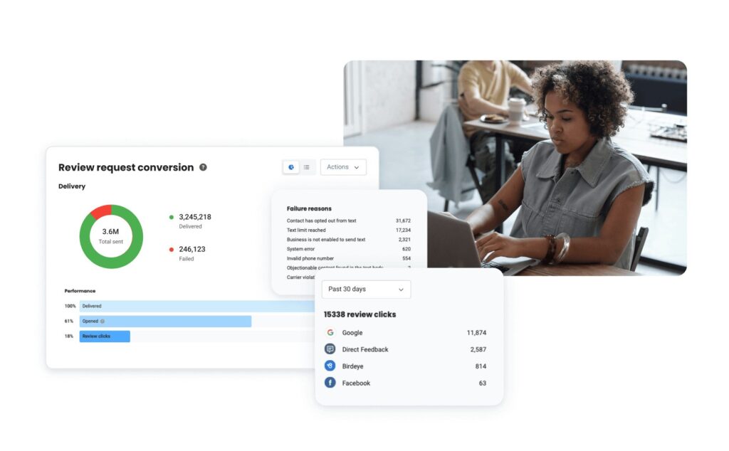 Automatically send review requests with Birdeye Reviews AI