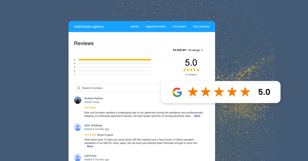 Real estate agent reviews