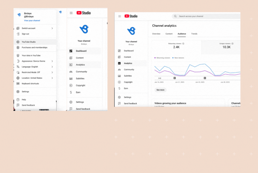 How to find the  best time to post on YouTube Australia via YouTube studio