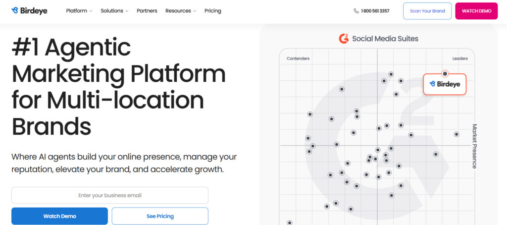 Birdeye-Agentic Marketing Platform for Multi-location Brands