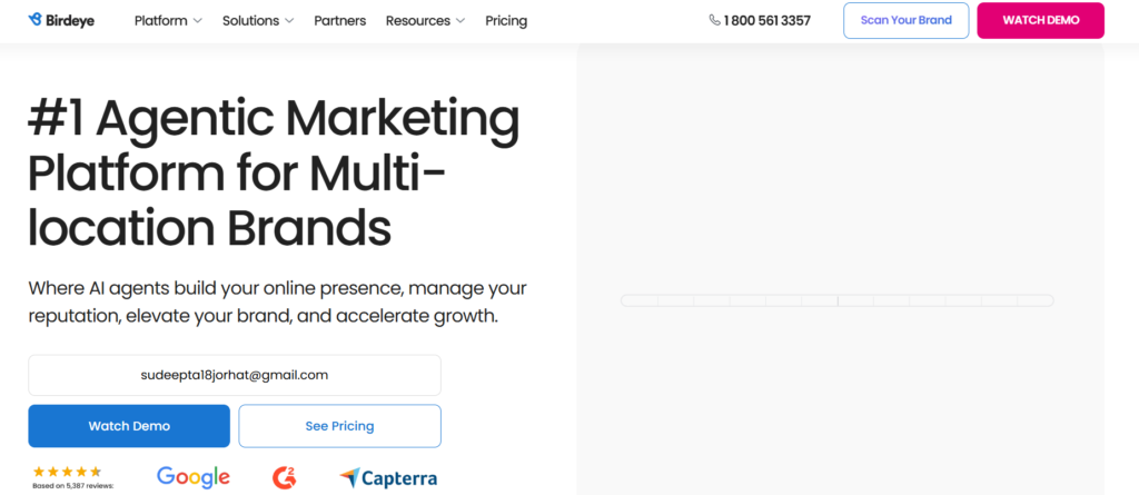 Birdeye-Agentic Marketing Platform for Multi-location Brands