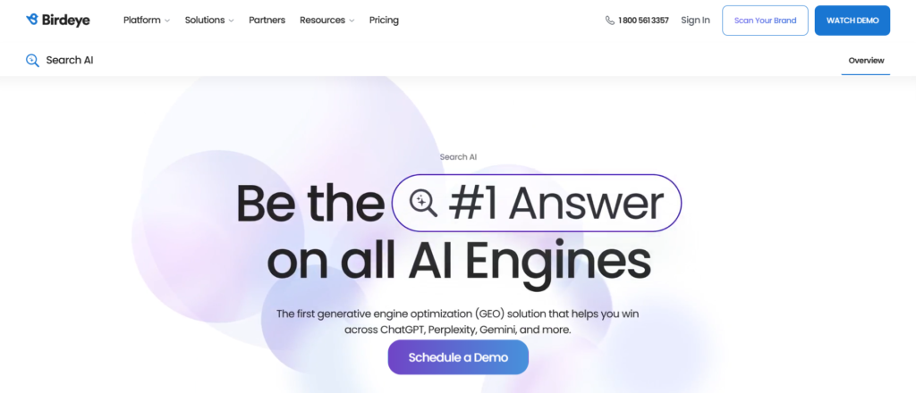 Birdeye Search AI-purpose-built for GEO