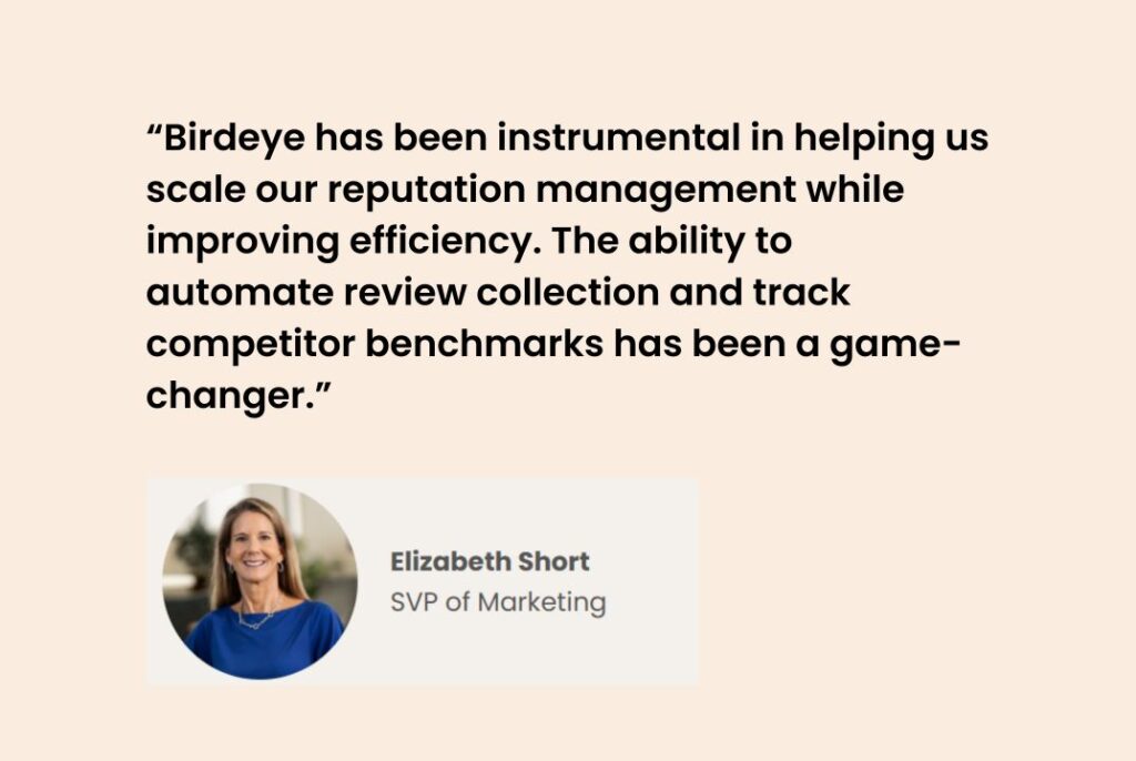 Birdeye and Chartway Credit Union testimonial