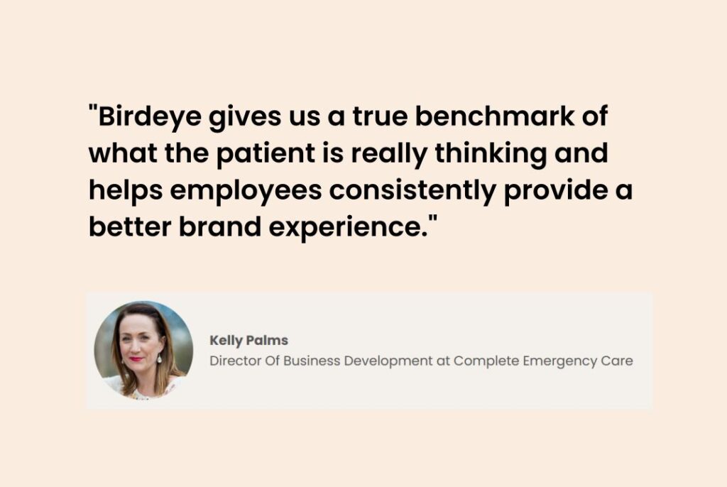 Birdeye and Complete Care case study testimonial