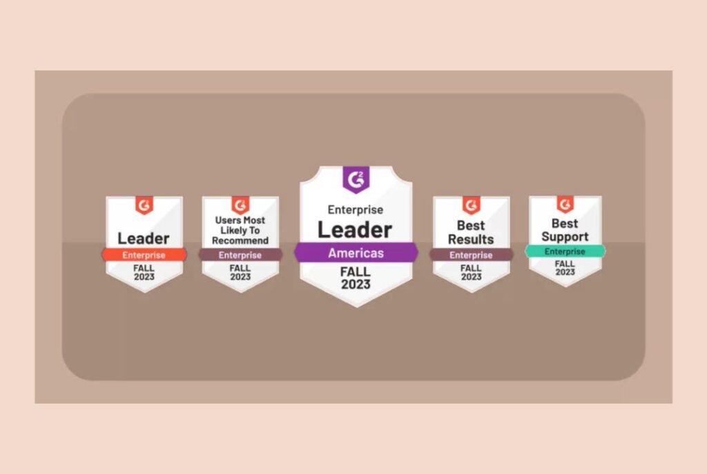 Birdeye awards and recognition- G2 Fall 2023 report