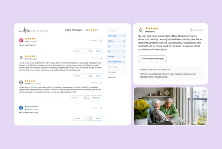 Customer feedback management for local SEO with Birdeye