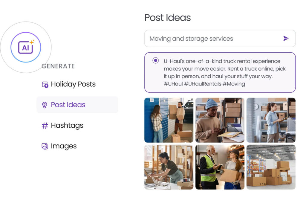  Birdeye social-publishing brings the best post ideas and more for your brand
