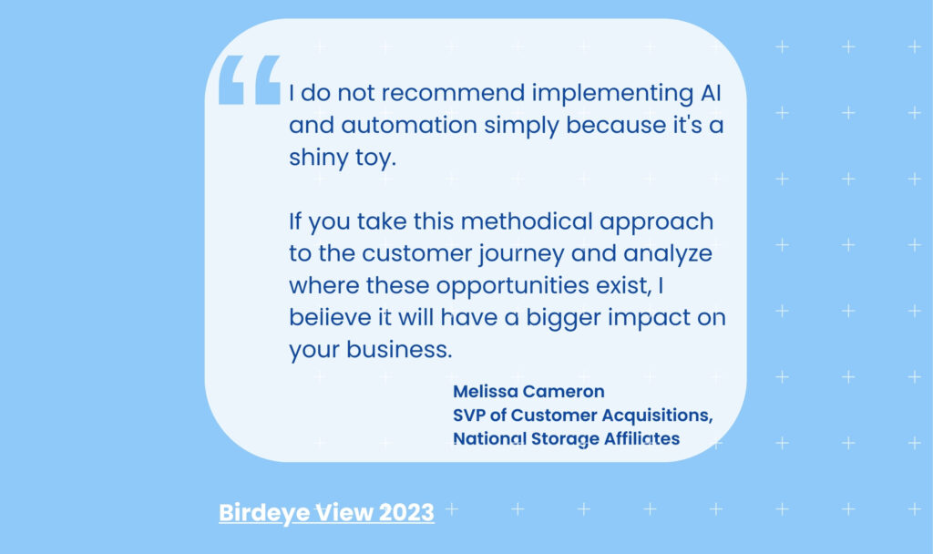 This image is for the blog on negative customer review. This is a quote by Melissa on Birdeye View 2023. 
Birdeye helps businesses improve their customer experience. Read the blog for more. 