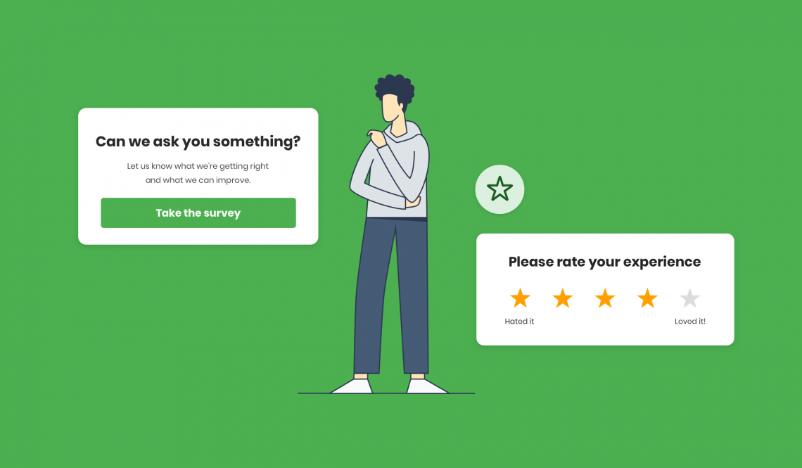 ask for feedback from customers