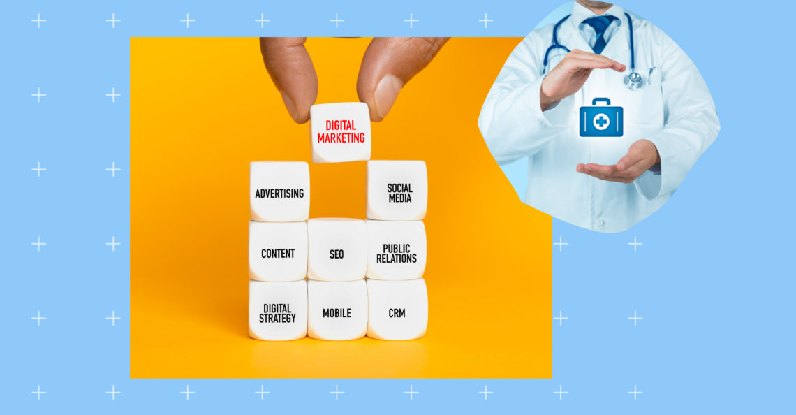 This is a featured image for the article Marketing for doctors: 13 Strategies to nurture your medical practice in 2023.