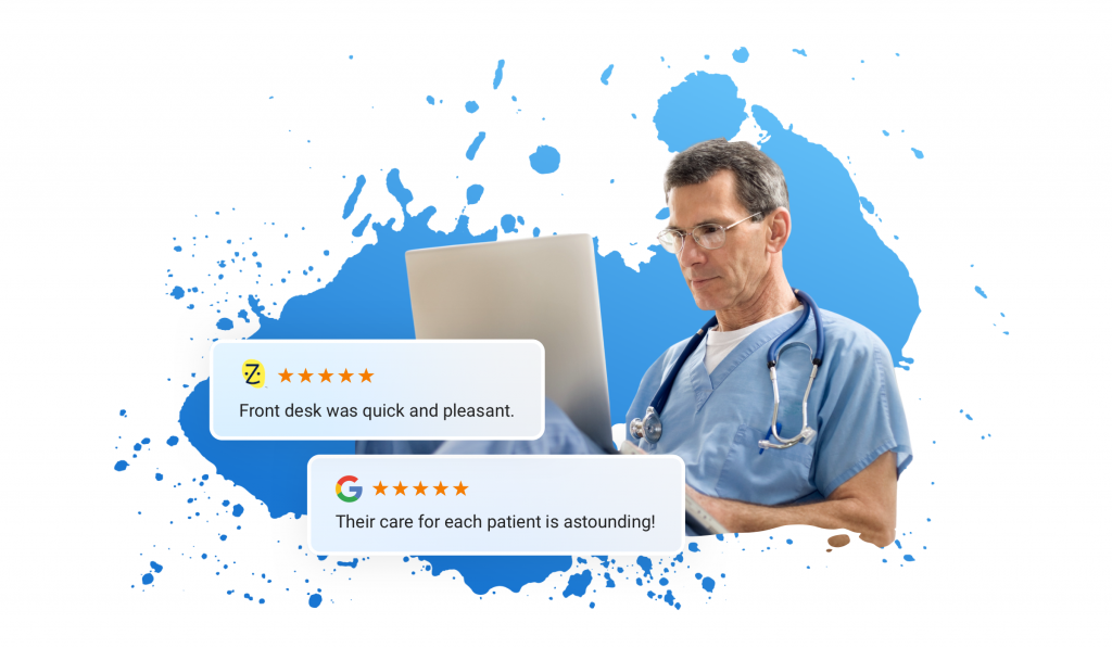 Review automation for healthcare providers