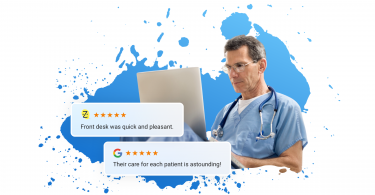 Review automation for healthcare providers