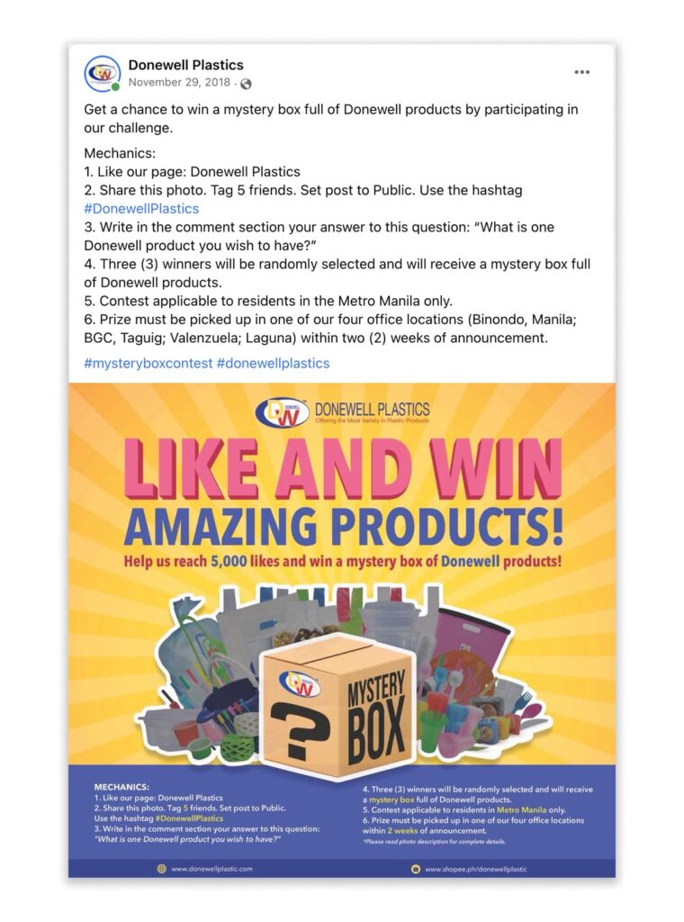 6 success stories for Multi-Network Social Media Giveaways