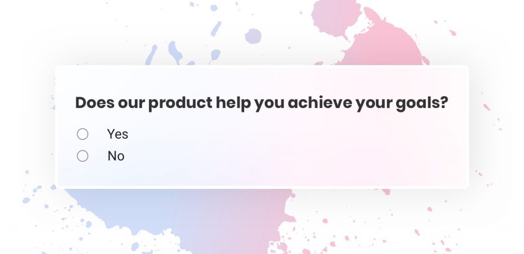 Product survey question examples