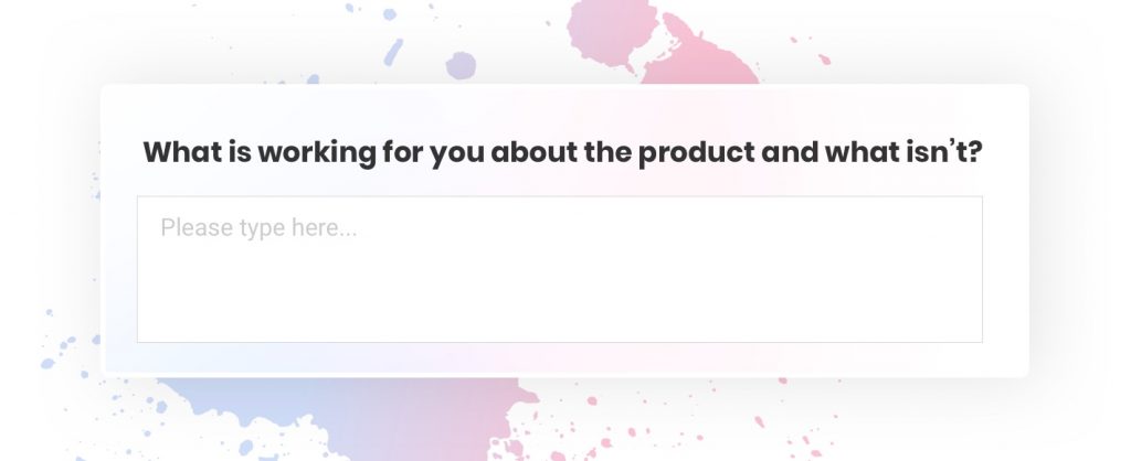 Product survey question examples