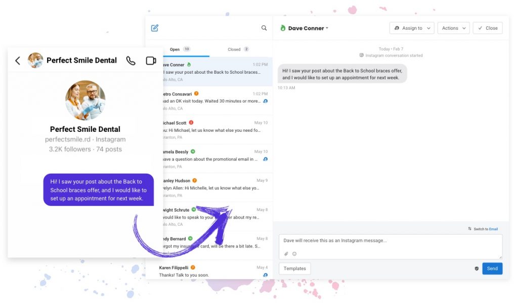 Instagram direct message marketing