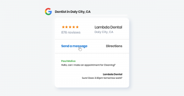 Google click-to-message