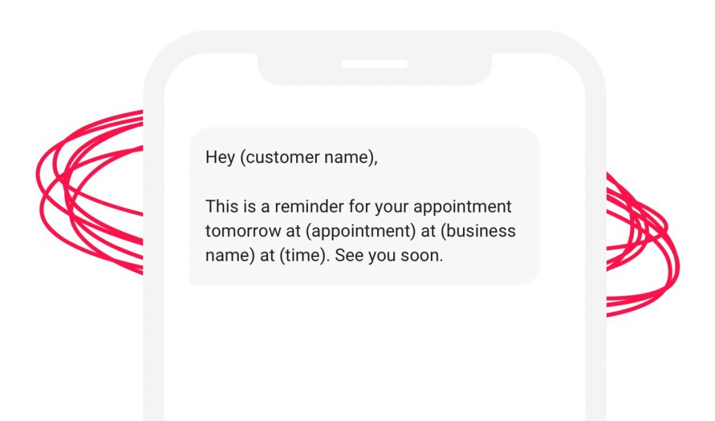 Business text messaging examples