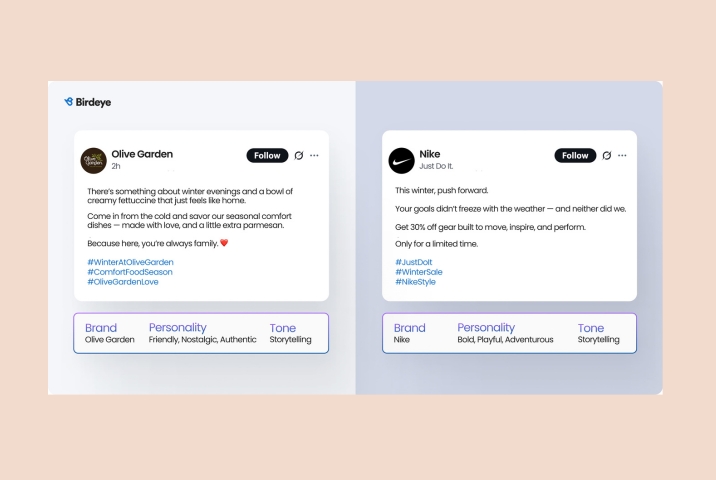 Image shows how to implement consistent brand voice with AI with Birdeye 