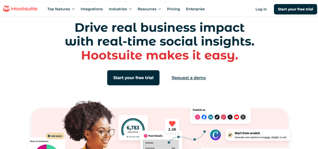 Build your social media presence with Hootsuite