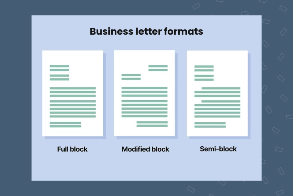 Semi Block Style Business Letter Format at sasfloatblog Blog