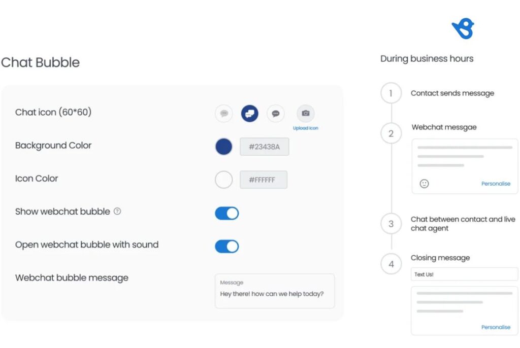 Customise your chat widget with Birdeye