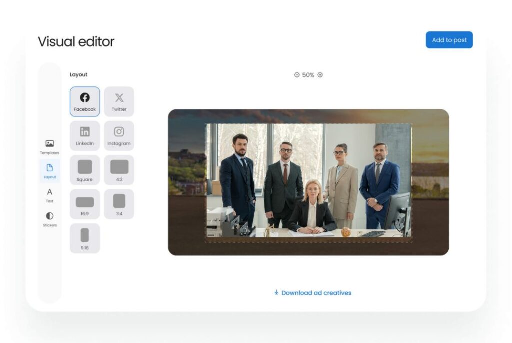 Design in minutes using Birdeye Social AI’s visual post scheduler