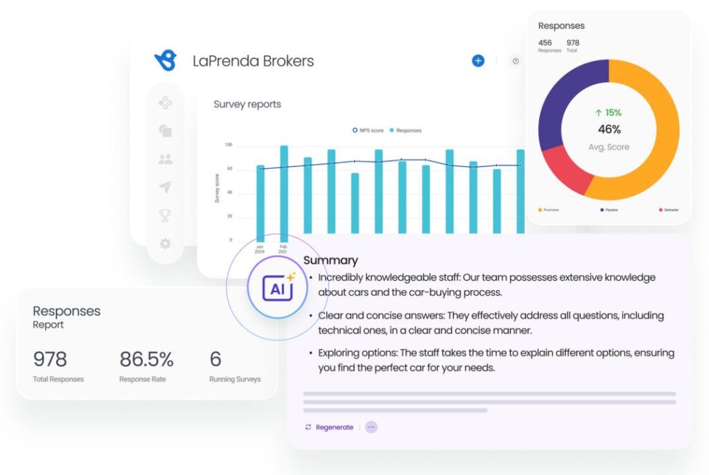 Discover patterns across customer segments with Birdeye Surveys AI