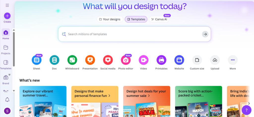 Easily design with the best templates and icons-Canva