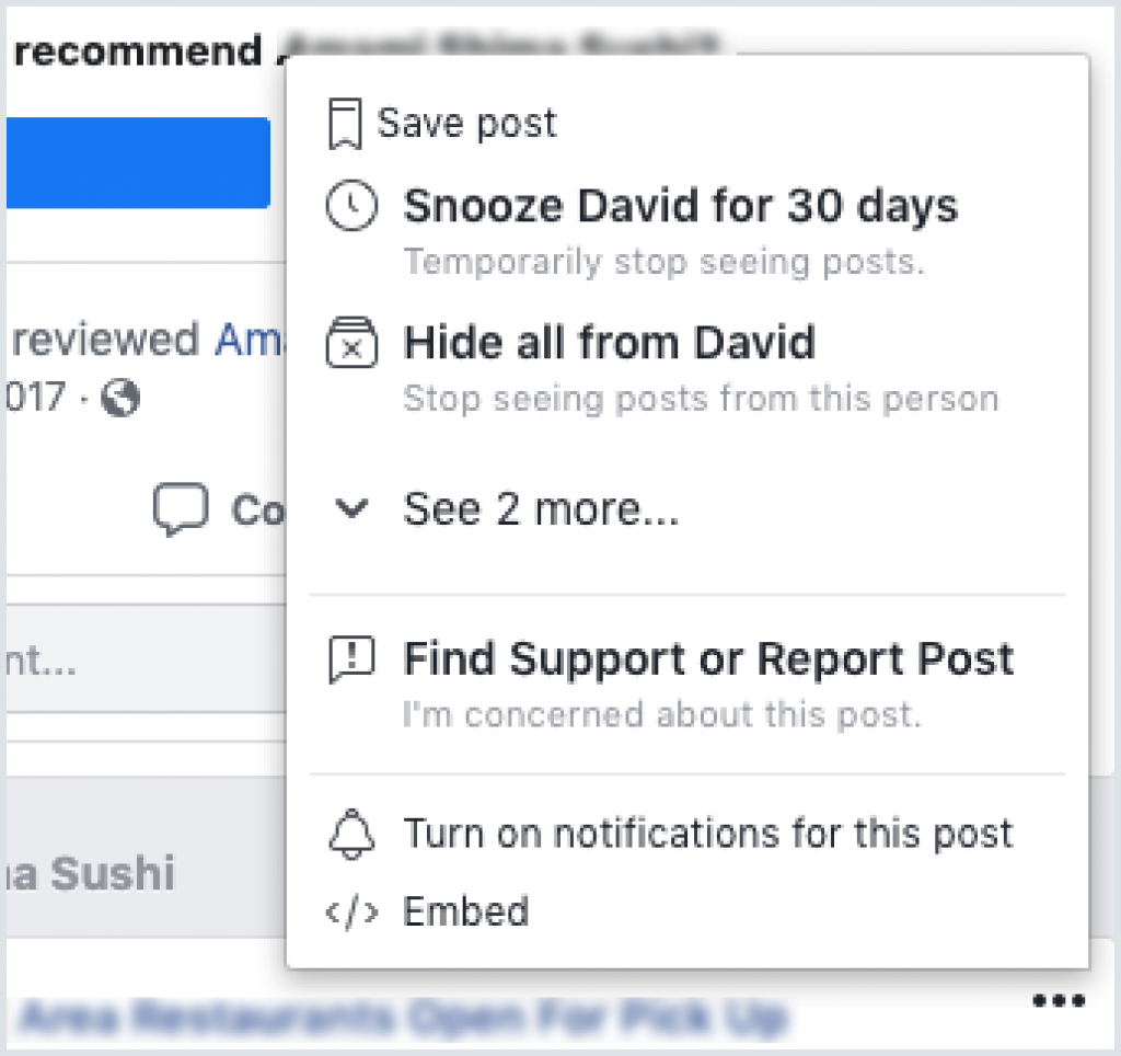 How embed Facebook reviews example