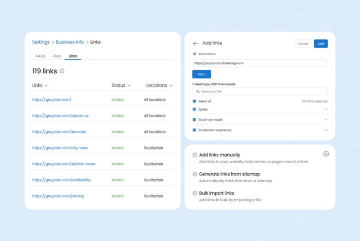 Image show how AI in customer service operations can help build the knowledge base 