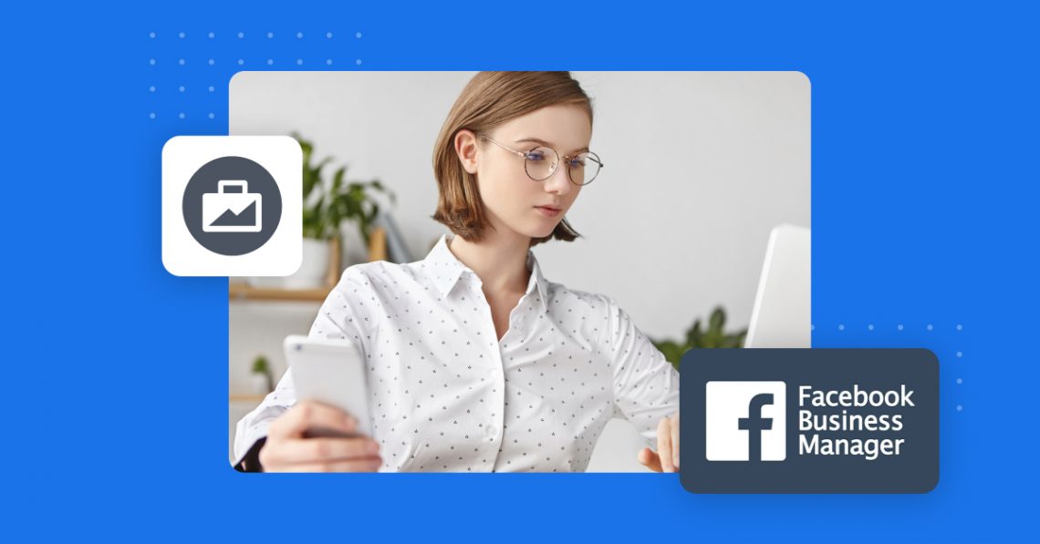 Professional using Facebook Business Manager