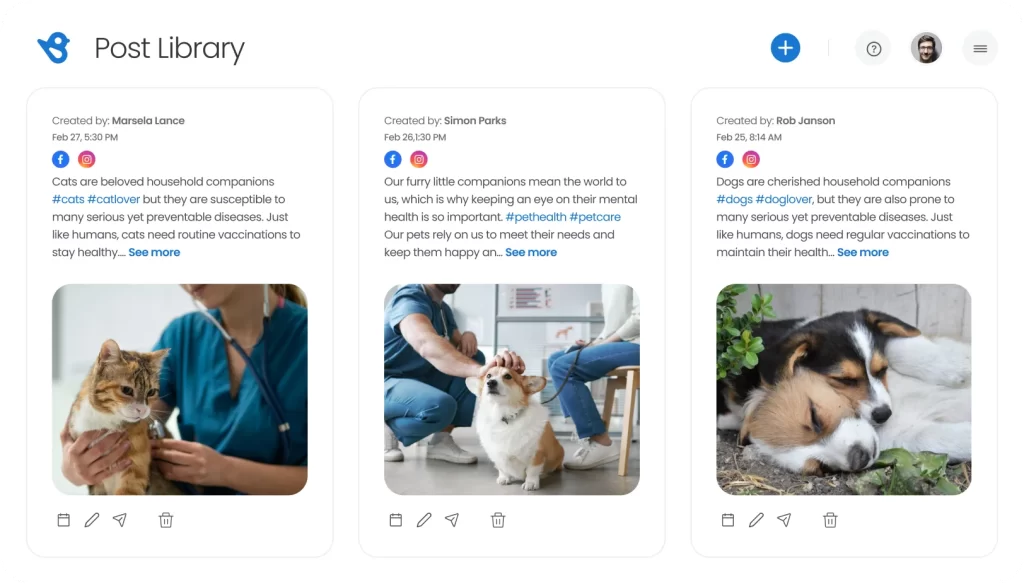 This is a screenshot of birdeye social ai. 