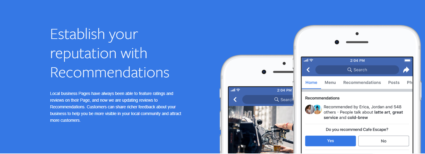 Facebook recommendations explained