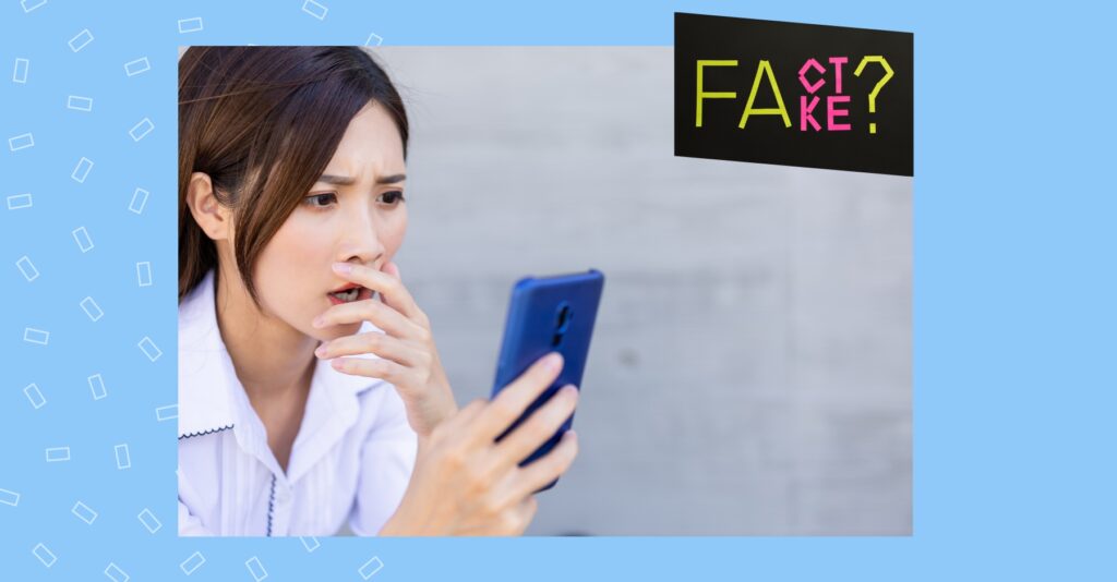 This is a featured image for the blog how to identify a fake text message. Read the blog to know more.